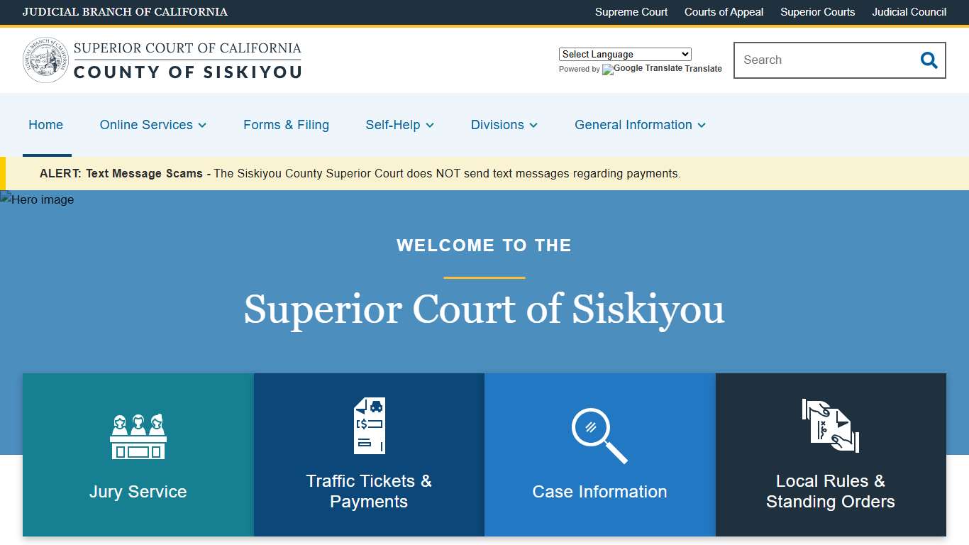 Home | Superior Court of California | County of Siskiyou